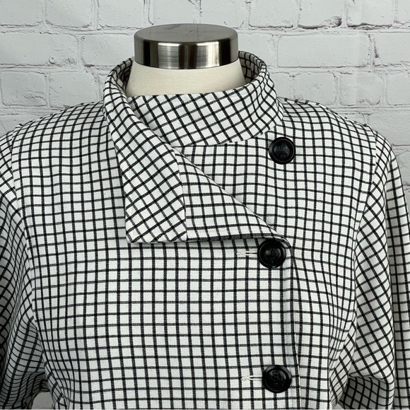 Cabi Osaka Nights Windowpane Ponte Blazer 3173 Women’s Medium - Picture 3 of 11